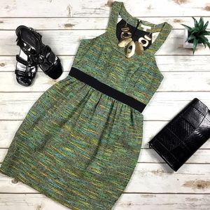 Silk Blend Scoop Neck Cocktail Dress by Shoshanna